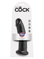 King Cock - 9 In. Cock Black King Cock