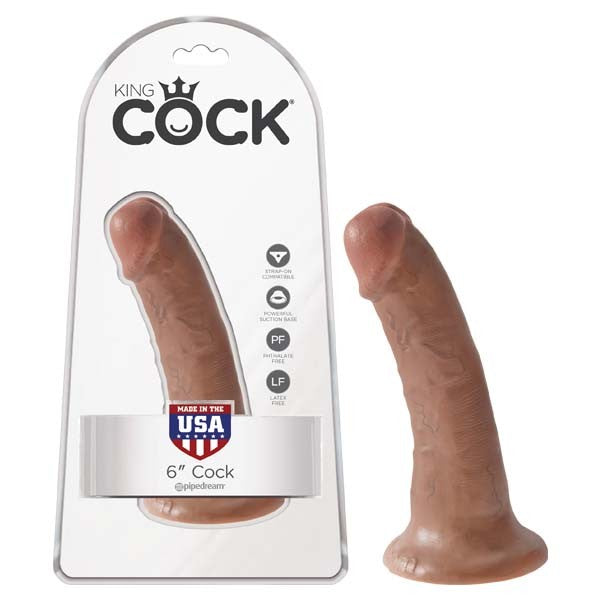 King Cock 6 In. Cock Tan King Cock