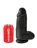 King Cock Chubby 9 In Black King Cock