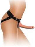 Body Dock Strap-on Harness With Tan 17.8 Cm Dong
