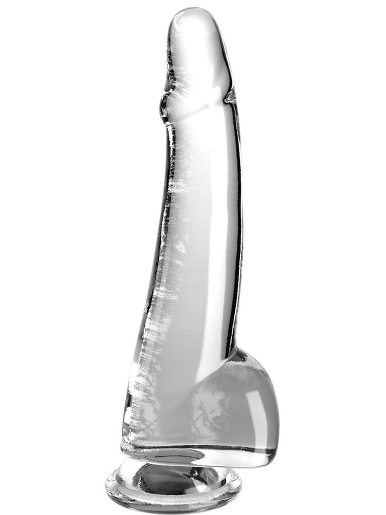 King Cock Clear 10"with Balls