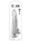 King Cock Clear 10"with Balls