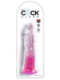 King Cock Clear 8'' Cock - Pink