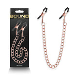 Bound Nipple Clamps - Dc2 - Rose Gold
