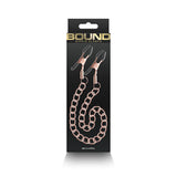 Bound Nipple Clamps - Dc2 - Rose Gold
