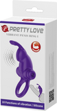 Pretty Love Vibrant Penis Ring Purple