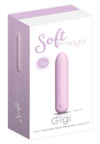 Soft By Playful Gigi - Full Silicone Rechargeable Bullet Blue