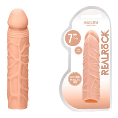 REALROCK 7'' Realistic Penis Sleeve - Flesh