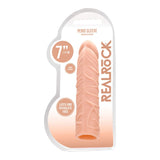 REALROCK 7'' Realistic Penis Sleeve - Flesh