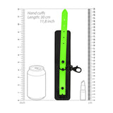 Ouch! Glow In Dark Hand & Ankle Cuffs With Hogtie