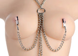 Master Series Collar Nipple And Clit Clamp Set