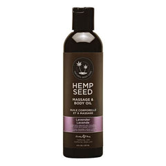Hemp Seed Massage & Body Oil Lavender Scented - 237 Ml Bottle