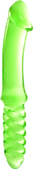 Lust Jelly - Double Ended Dildo Green
