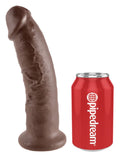King Cock - 9 In. Cock Brown King Cock