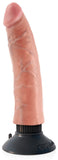 KING COCK 7 IN. VIBRATING COCK FLESH KING COCK