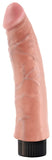 KING COCK 7 IN. VIBRATING COCK FLESH KING COCK