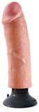 King Cock 8 In. Vibrating Cock Flesh King Cock