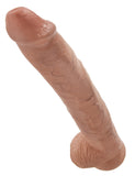 KING COCK 14 IN. COCK WITH BALLS TAN KING COCK