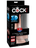 KING COCK PLUS 5 IN.TRIPLE DENSITY COCK WITH BALLS KING COCK
