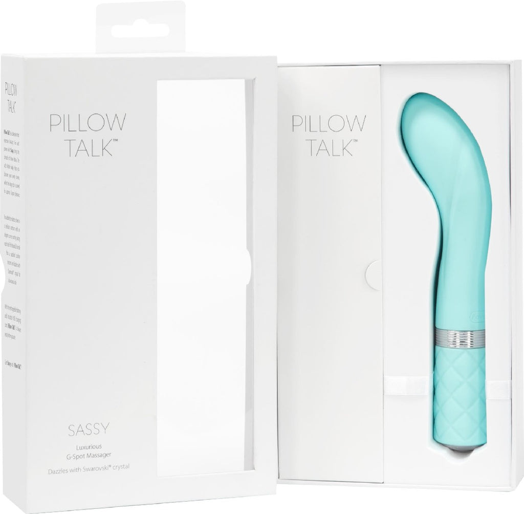 Pillow Talk Sassy G Spot Teal Bms Factory