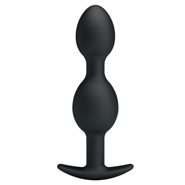 Silicone Anal Balls 4.92" (black)