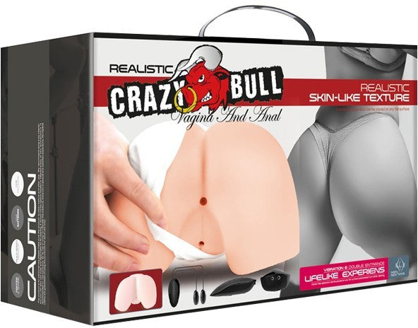 Crazzy Bull Doggy Vagina Anal Stimulator Flesh