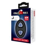 Super Soft Silicone 3 Bead Cockring Black