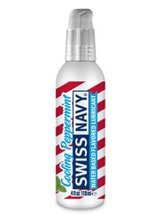 Cooling Peppermint Water Based Flavored Lubricant 4oz Swiss Navy Lubricant