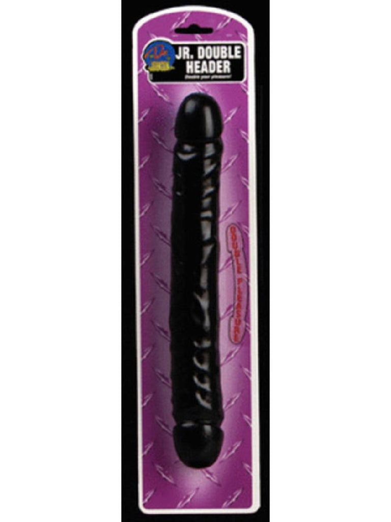 Jr. Veined Double Header Bender 12 (black) Doc Johnson