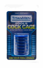 TitanMen Tools - Cock Cage - Blue