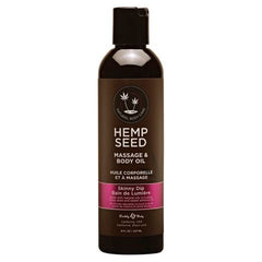 Hemp Seed Massage & Body Oil Skinny Dip (vanilla & Fairy Floss) Scented - 237 Ml Bottle
