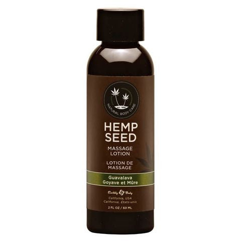 Hemp Seed Massage Lotion Guavalava (guava & Blackberry) Scented - 59 Ml Bottle