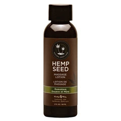 Hemp Seed Massage Lotion Guavalava (guava & Blackberry) Scented - 59 Ml Bottle