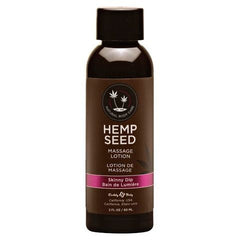 Hemp Seed Massage Lotion Skinny Dip (vanilla & Faiy Floss) Scented - 59 Ml Bottle