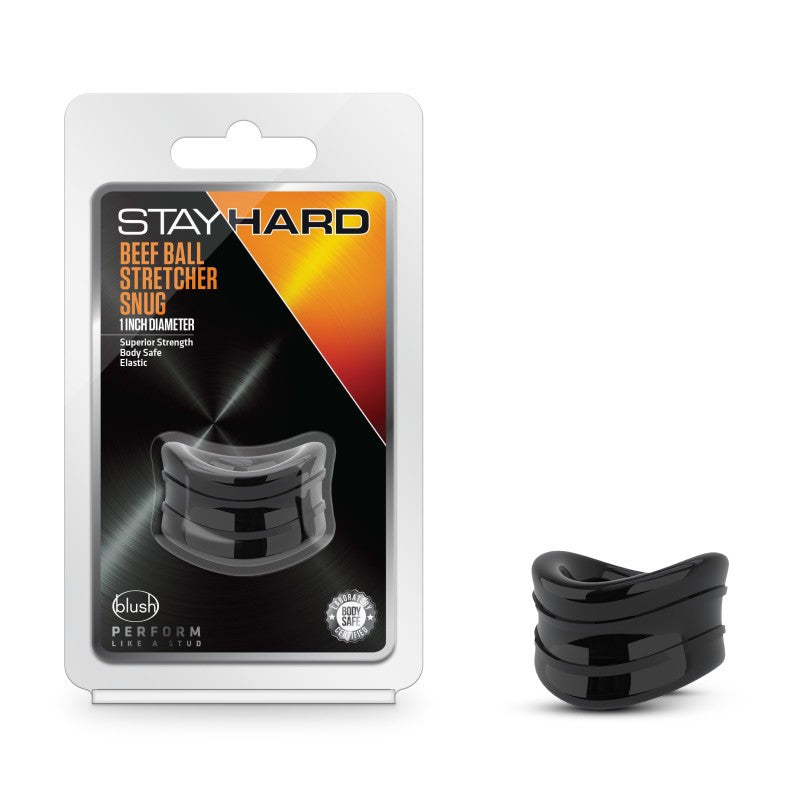 Stay Hard Ball Stretcher Snug 1"black