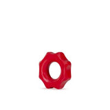 Stay Hard Nutz Red Cock Rings - Set Of 2