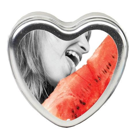 Eb Edible Heart Massage Candle - Watermelon - 113g