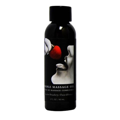 Eb Edible Massage Oil - Strawberry 59 Ml
