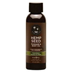 Hemp Seed Massage & Body Oil Guavalava (guava & Blackberry) Scented - 59 Ml Bottle