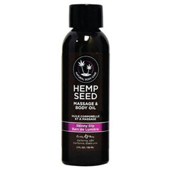 Hemp Seed Massage & Body Oil Skinny Dip (vanilla & Faiy Floss) Scented - 59 Ml Bottle
