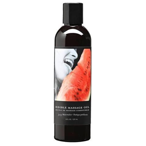 Edible Massage Oil Juicy Watermelon Flavoured - 237 Ml Bottle