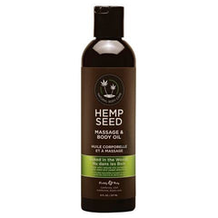 Hemp Seed Massage & Body Oil Naked In The Woods (white Tea & Ginger) Scented - 237 Ml Bottle
