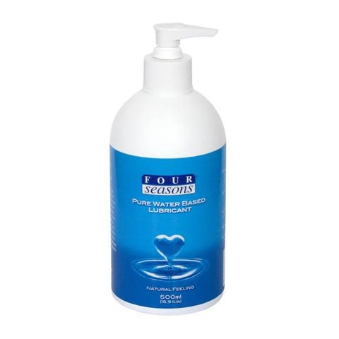 Four Seasons Personal Lubricant Water Based Personal Lubricant - 500 Ml Pump Pack Bottle Lubricant