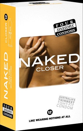 Naked Closer Fit 12's Four Seasons Condoms