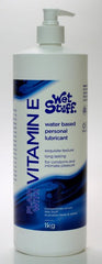 Wet Stuff Vitamin E 1kg Pump Water Base Lube Lubricant