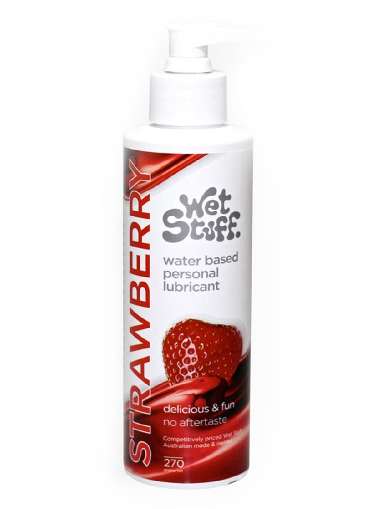 Wet Stuff Strawberry 270g Pump Wet Stuff Lubricant