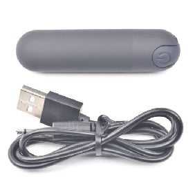 10 Speeds Black Color Usb Recharging Vibrating Bullet
