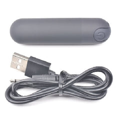 10 Speeds Black Color Usb Recharging Vibrating Bullet
