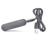 10 Speeds Black Color Usb Recharging Vibrating Bullet