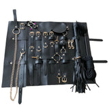 Customizable 10-piece Complete Bdsm Bondage Set With Organizer Pouch